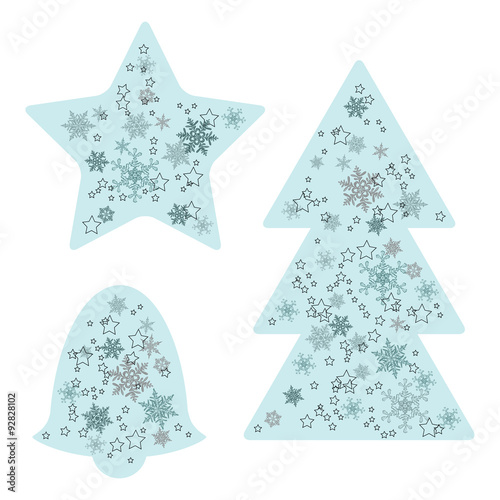Christmas Decorations  - set of vector elements
