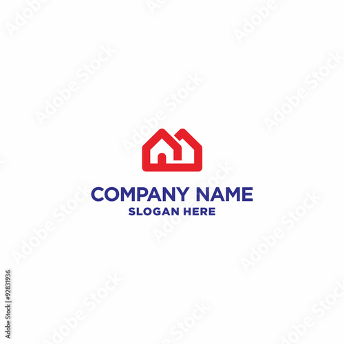 House Icon Logo initial M icon