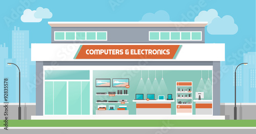 Computers and electronics store