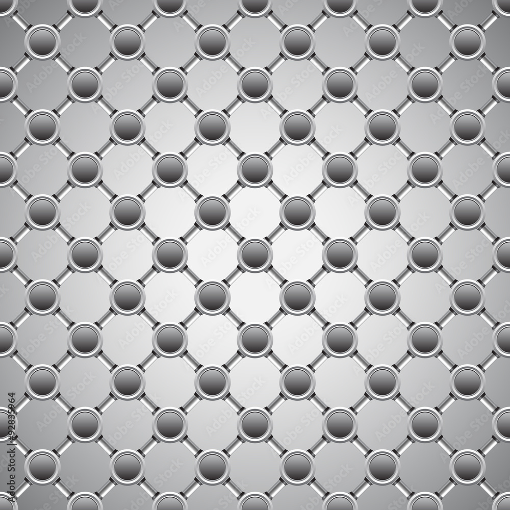 Naklejka premium Abstract background - black buttons