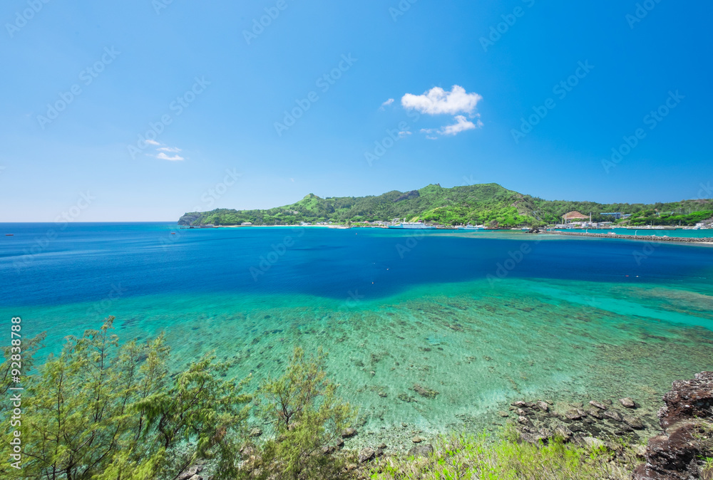 小笠原諸島父島の海岸 小笠原諸島父島の海岸