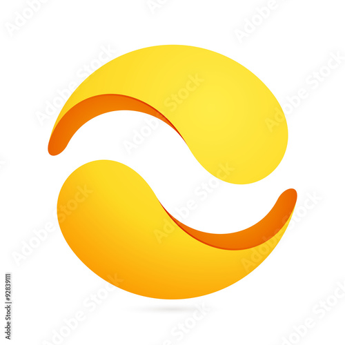 Abstract sphere logo