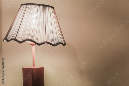 Vintage style bed lamp