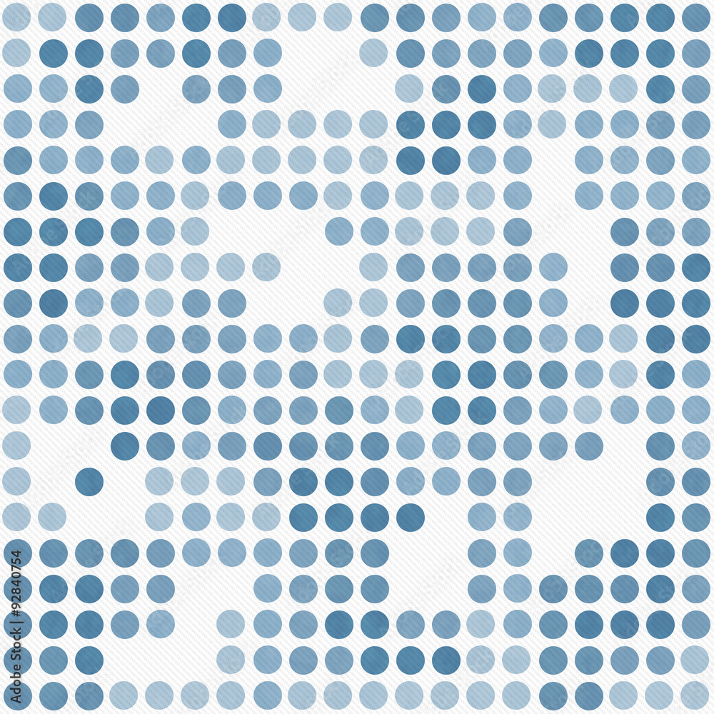 Blue and White Polka Dot Mosaic Abstract Design Tile Pattern Rep Blue and White Polka Dot Mosaic Abstract Design Tile Pattern Rep