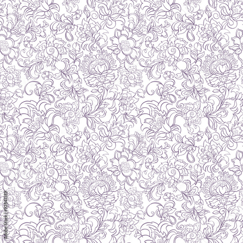 floral seamless textile pattern