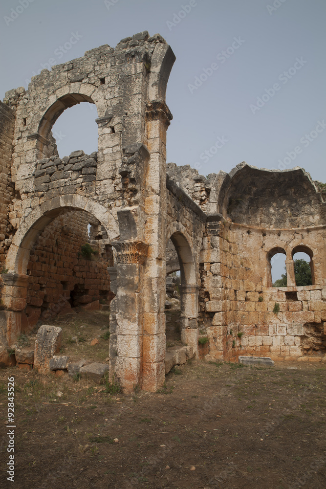 Roman ruins in Kizkalesi, Turkey