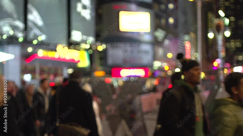 Bright NYC intersection Bright NYC intersection