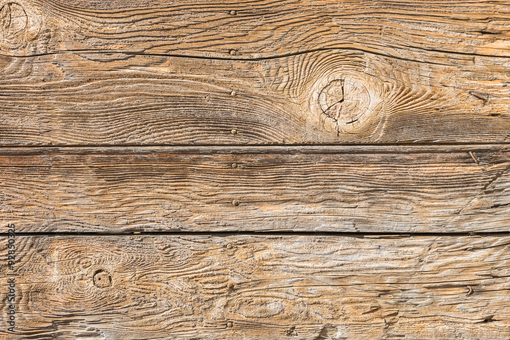 Fototapeta premium Altes Holz Braun Hölzern Hintergrund Leer