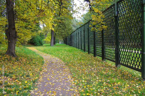 MOSCOW, RUSSIA - September 28, 2014: Kuskovo estate of the Shere