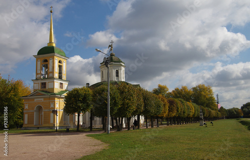 MOSCOW, RUSSIA - September 28, 2014: Kuskovo estate of the Shere photo