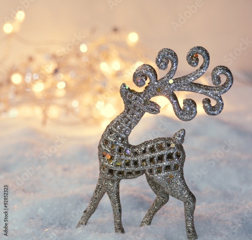 Weihnachtskarte - Hirsch