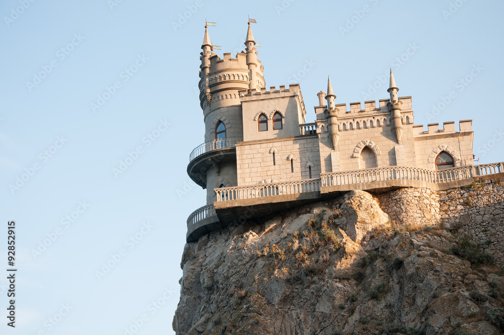 Swallow's Nest castle built in Gaspra in 1911-1912, Crimea