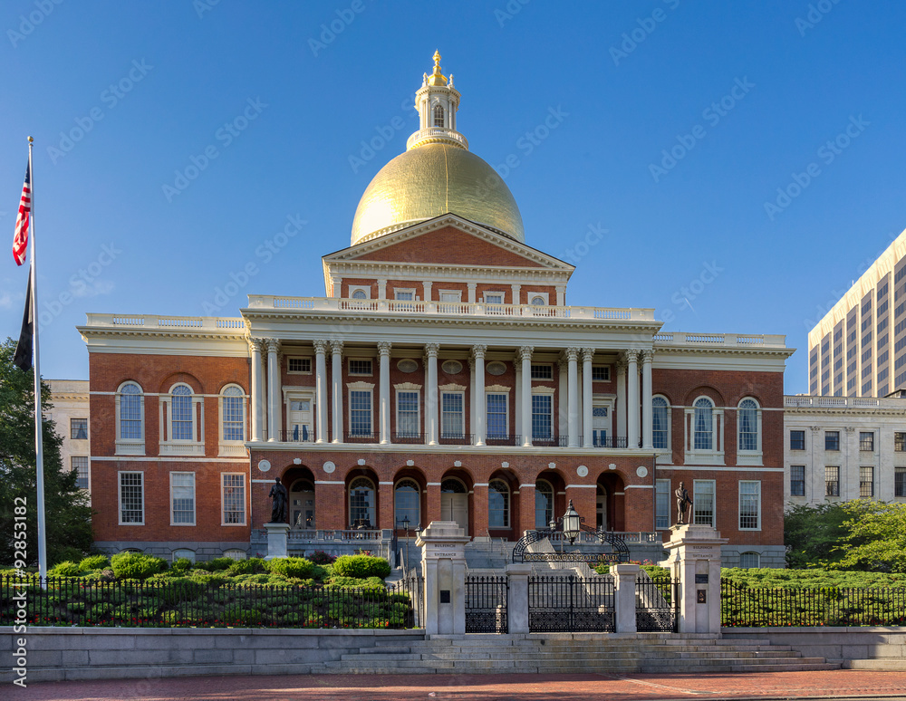 The State House in Beacon Hill Boston