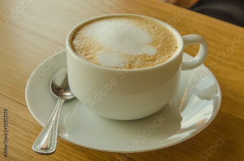 Coffee in glass.