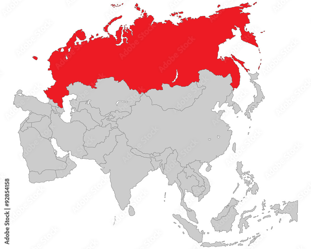 Asien - Russland Asien - Russland