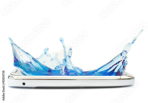 Mobile phone splash