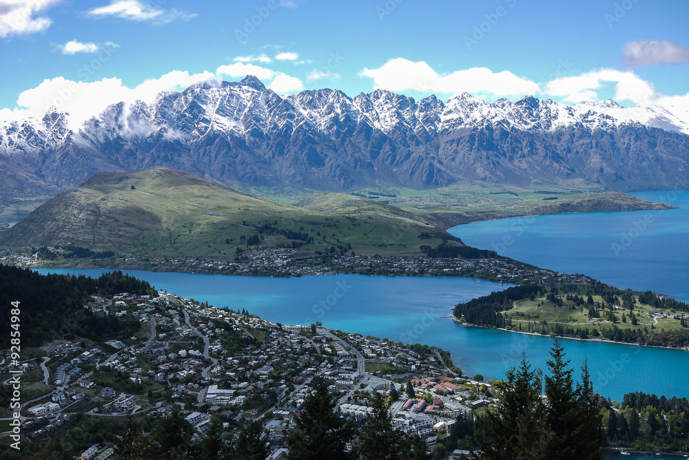 Lake Wakatipu and The Remarkables, Queenstown, New Zealand