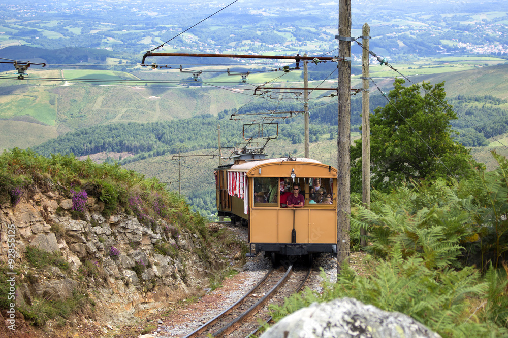 Naklejka premium Train de la Rhune Pays Basque France 11