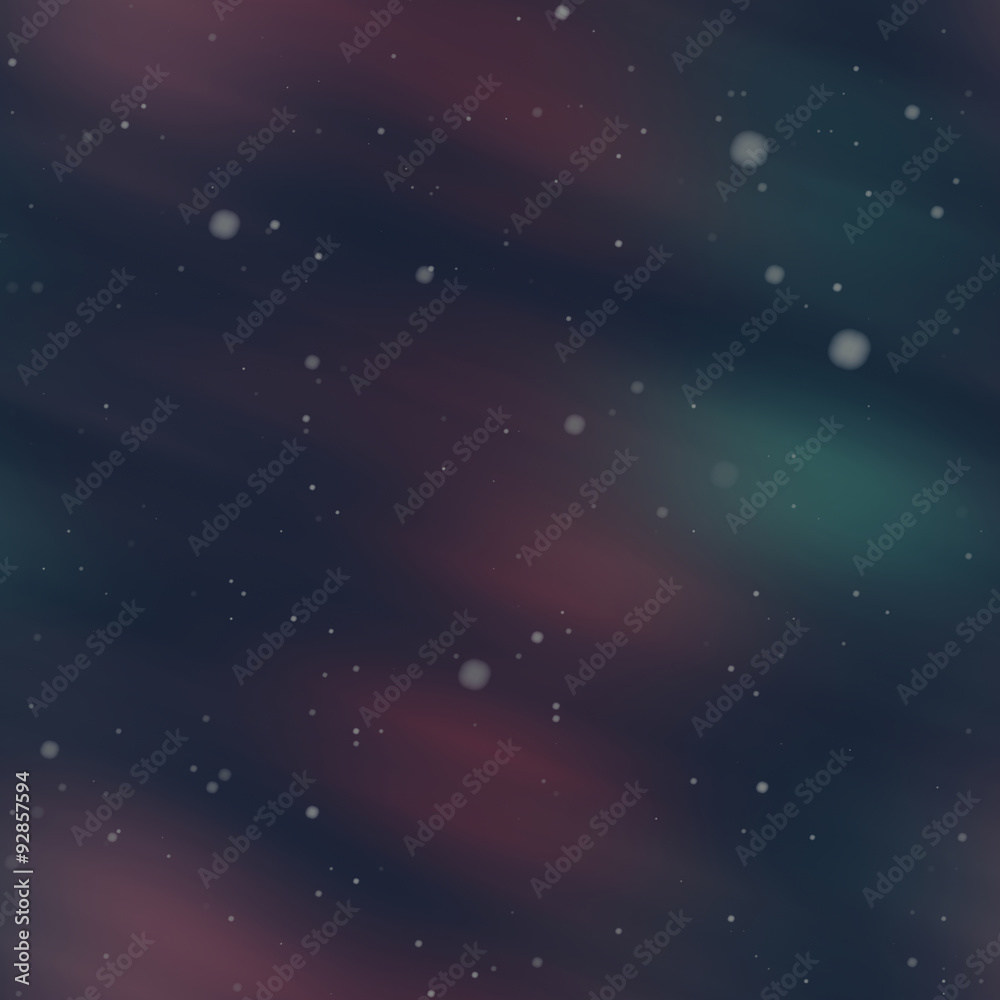 Naklejka premium Aurora Borealis background polar sky illustration