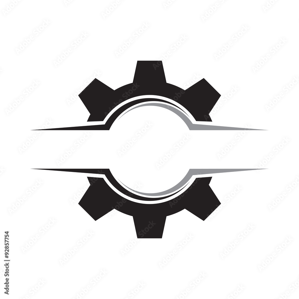 Gear Logo Stock-Vektorgrafik | Adobe Stock