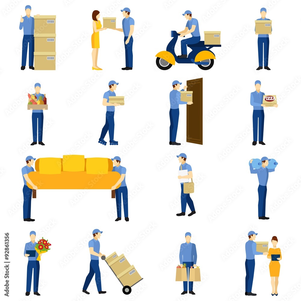 Delivery Man Set Delivery Man Set