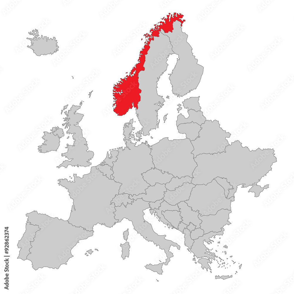 Obraz premium Europa - Norwegen