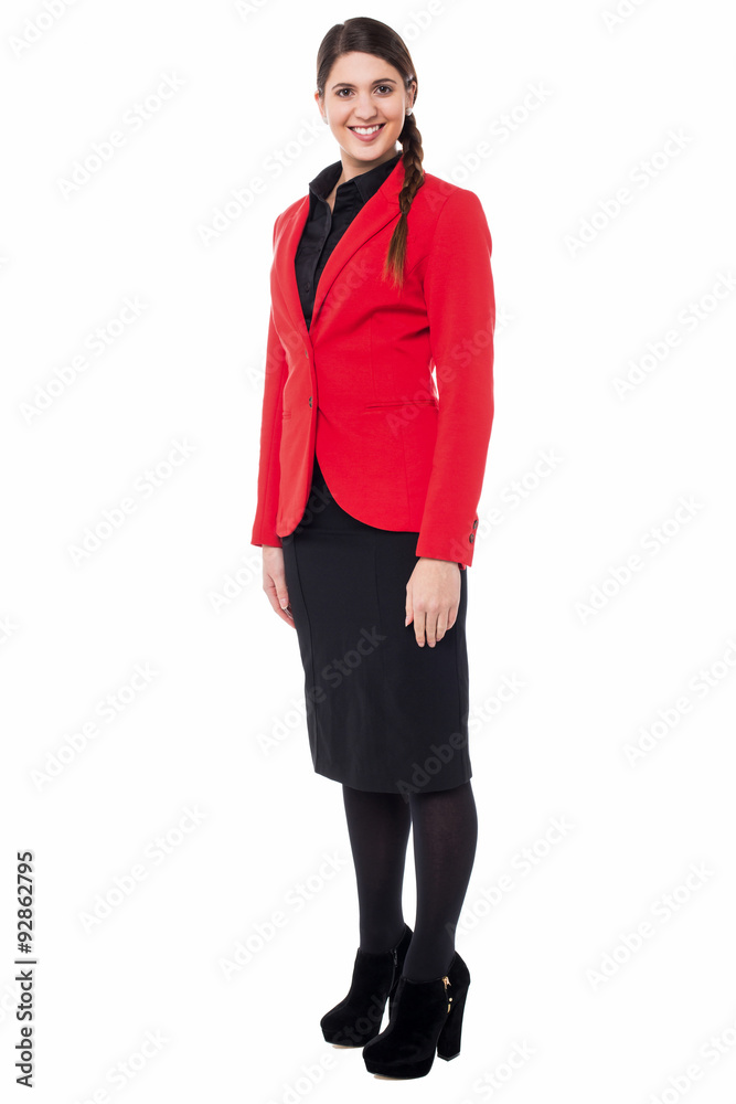 Young confident business woman Young confident business woman