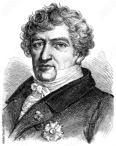 Fotografia Cuvier, vintage engraving.