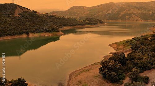 Bild auf Leinwand barrage de kherrata