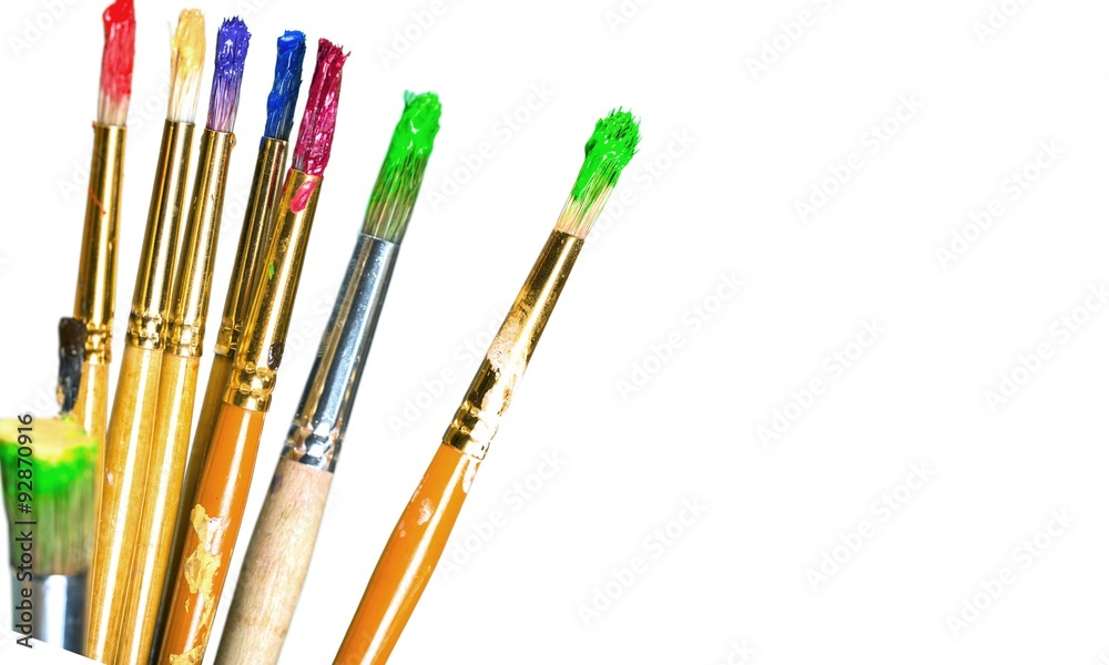 Paintbrushes. Paintbrushes.
