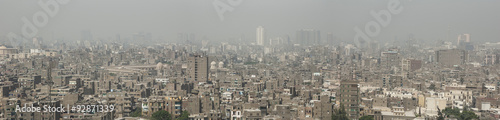 Veduta panoramica della città del Cairo in Egitto
 #92871339