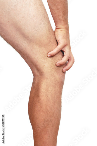 Man having a knee pain