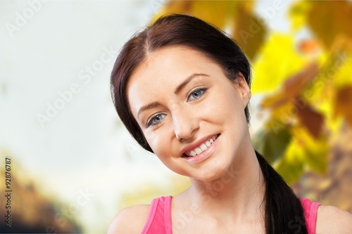 Smiling Woman.