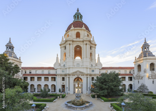 Vászonkép The beautiful Pasadena City Hall near Los Angeles, California