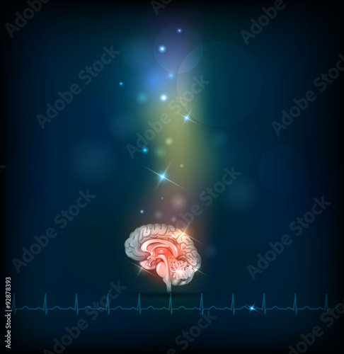Human brain abstract treatment