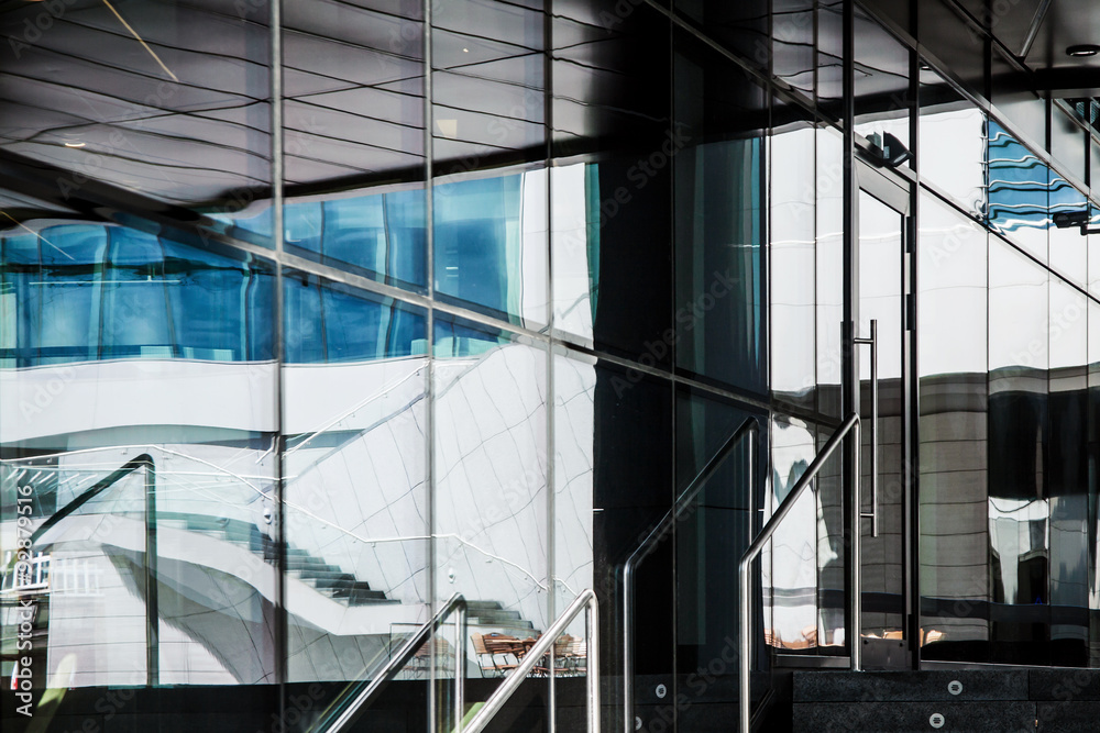 Fototapeta premium Modern financial office building