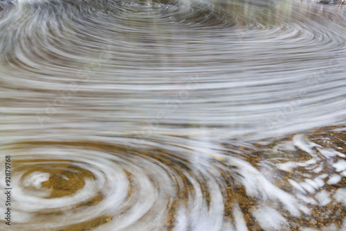 A long exposure view of flowing water at Wahconah Falls Brook.