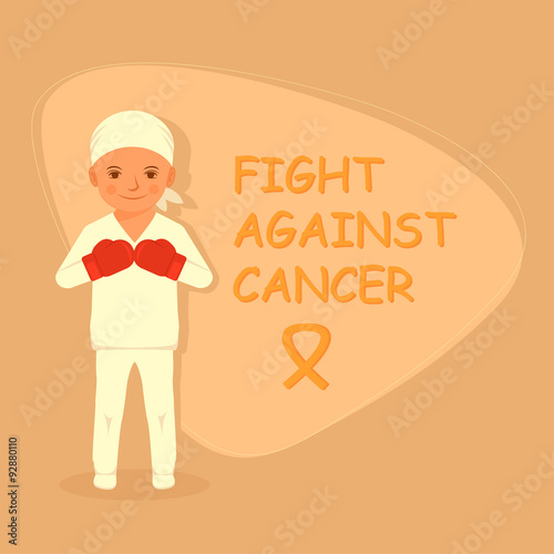 kid fighting cancer, chemotherapy treatment, child with tumor