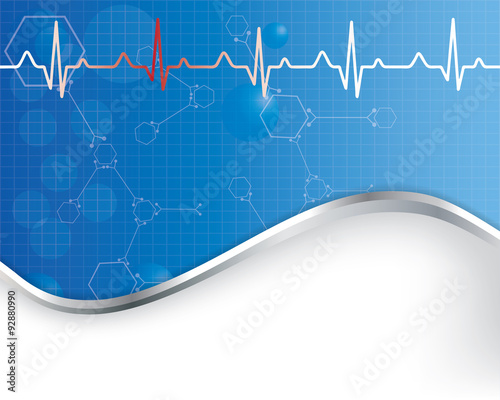 Abstract  medical background (Vector).