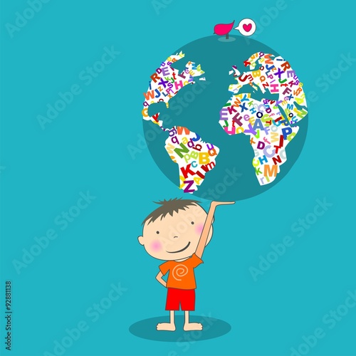 PON EL MUNDO EN SUS MANOS