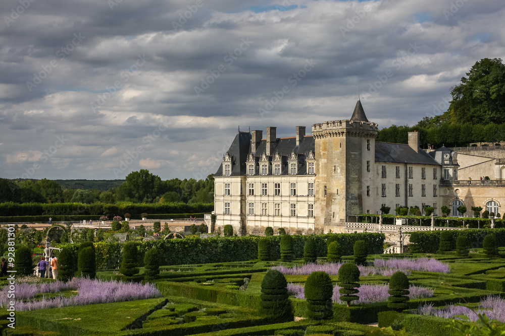Castle iof Villandry, Loire Valley, France