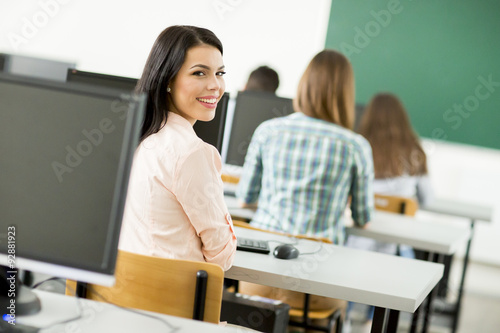Young people in the classroom
