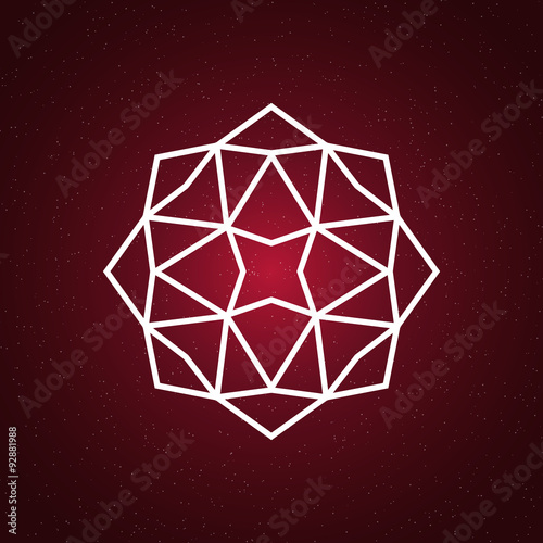 Sacred geometry illustration.