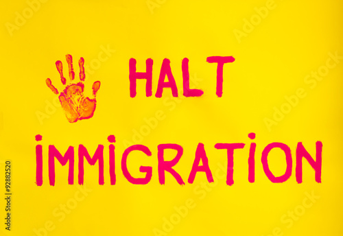 halt immigration photo