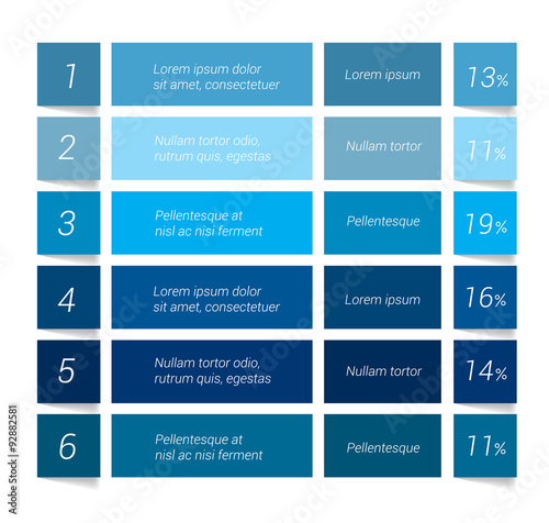 Table, chart, schedule. Infographics elements.