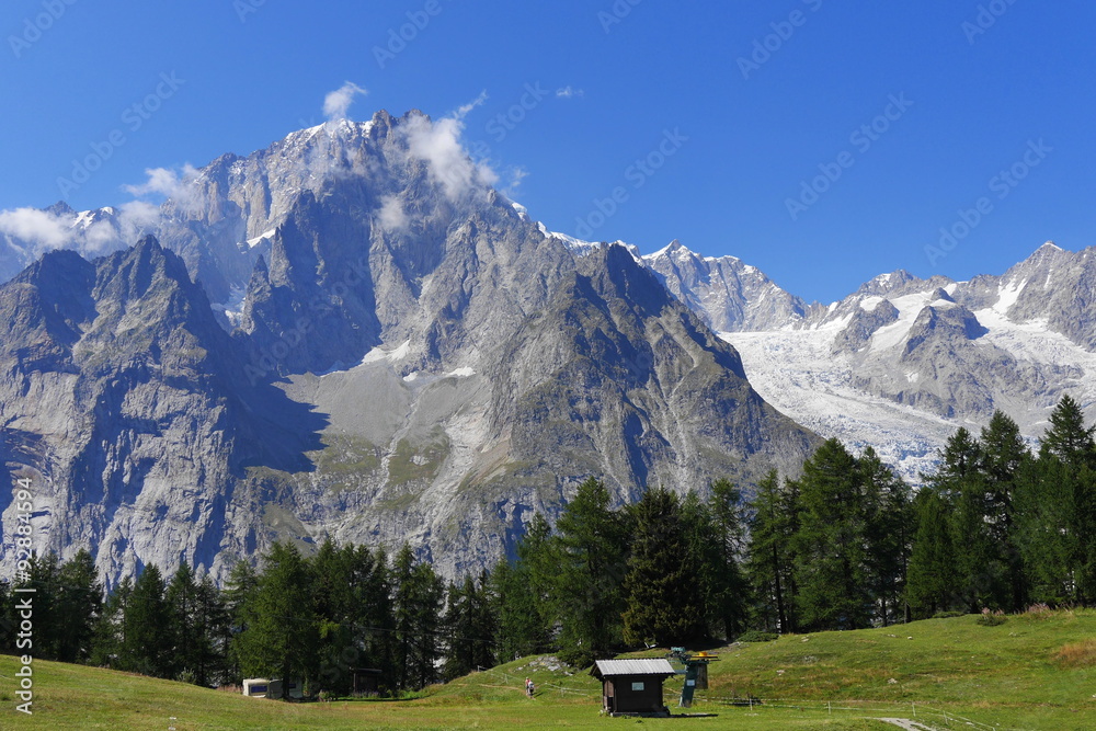 Mont Blanc massif, Courmayeur, Valle d'Aosta, Italy