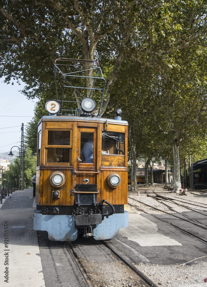 Obraz premium Tren de Soller, Mallorca, Baleares.