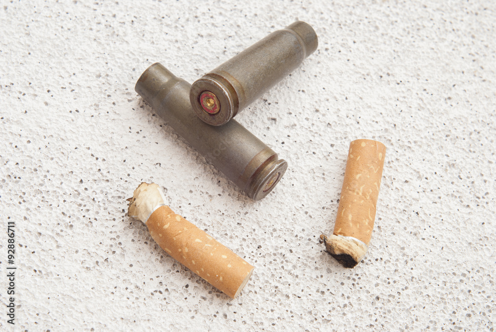 cigarette butts and cartridges cigarette butts and cartridges