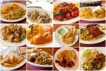 Indian Food Collage