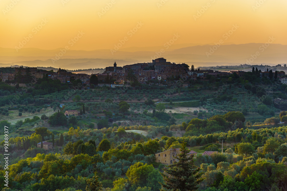 Naklejka premium Beautiful and unknown landscape in Italy